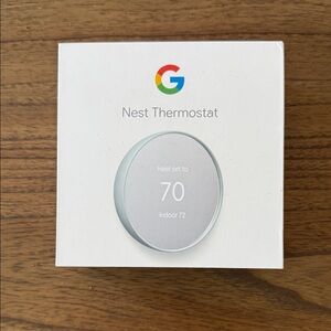 Google Nest Thermostat - Silver